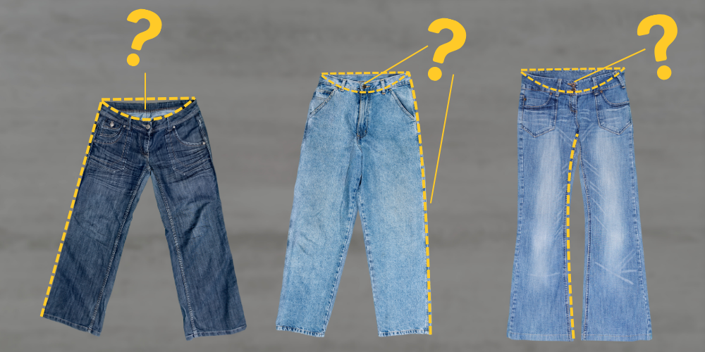 Džinsu izmēru ceļvedis: Kā atrast pareizo džinsu izmēru?