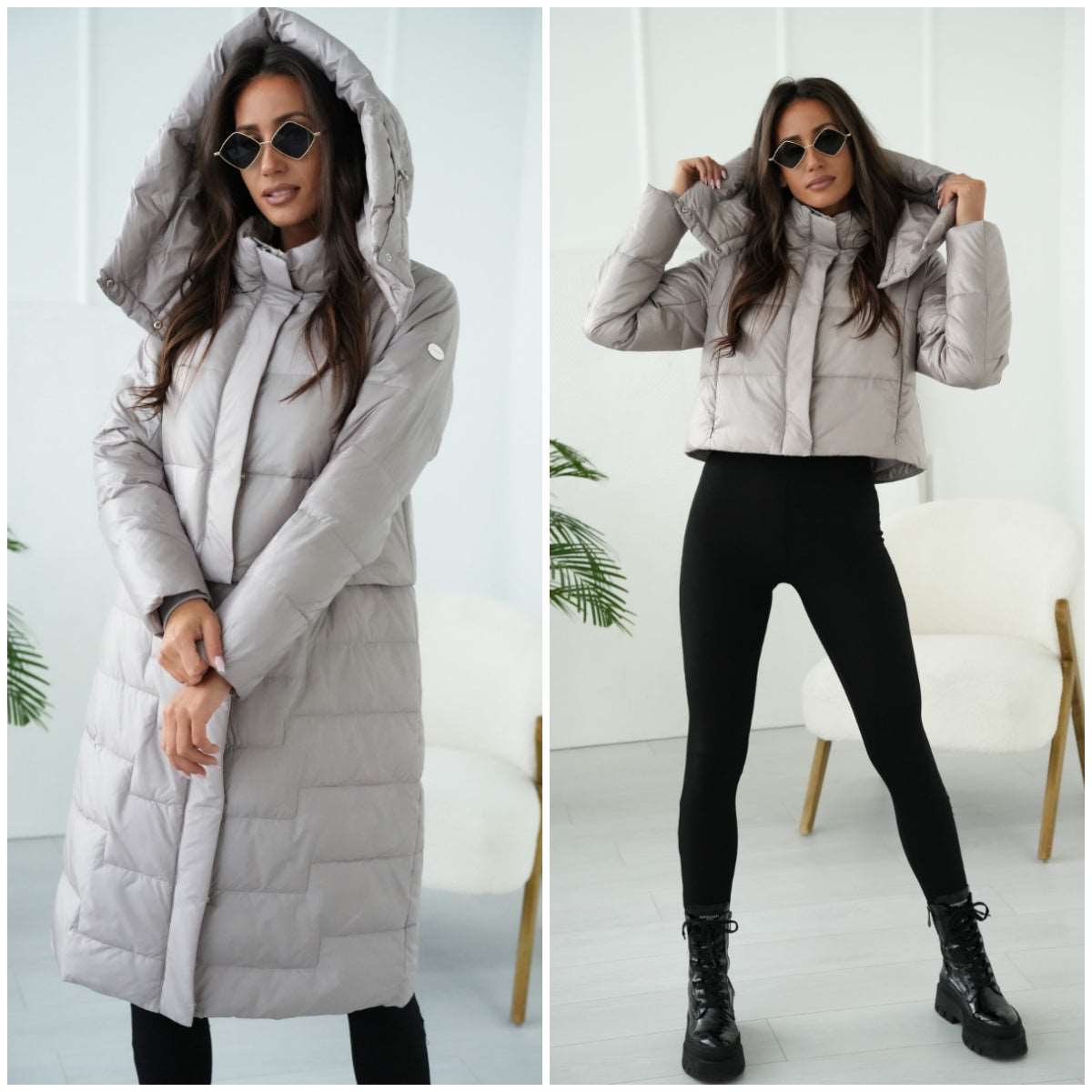 2 in 1 mētelis-virsjaka Amanda no Paker