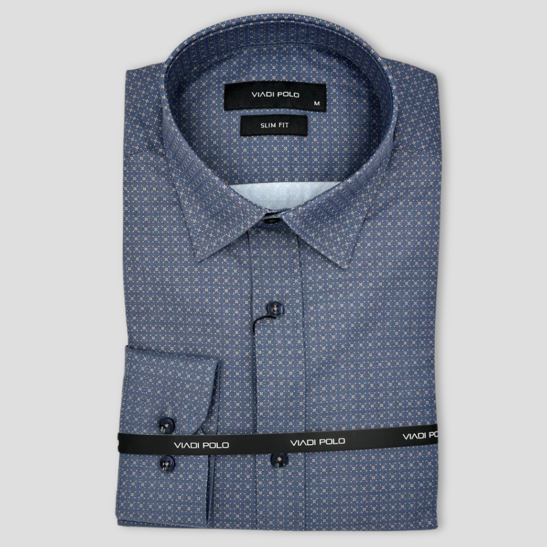 Рубашка Viadi Polo Z-2, облегающий крой