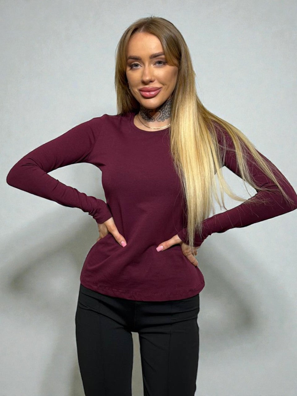 Piegulošs kokvilnas tops