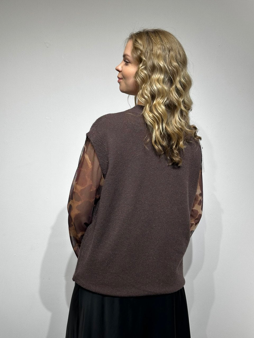 Adīta sieviešu silta veste