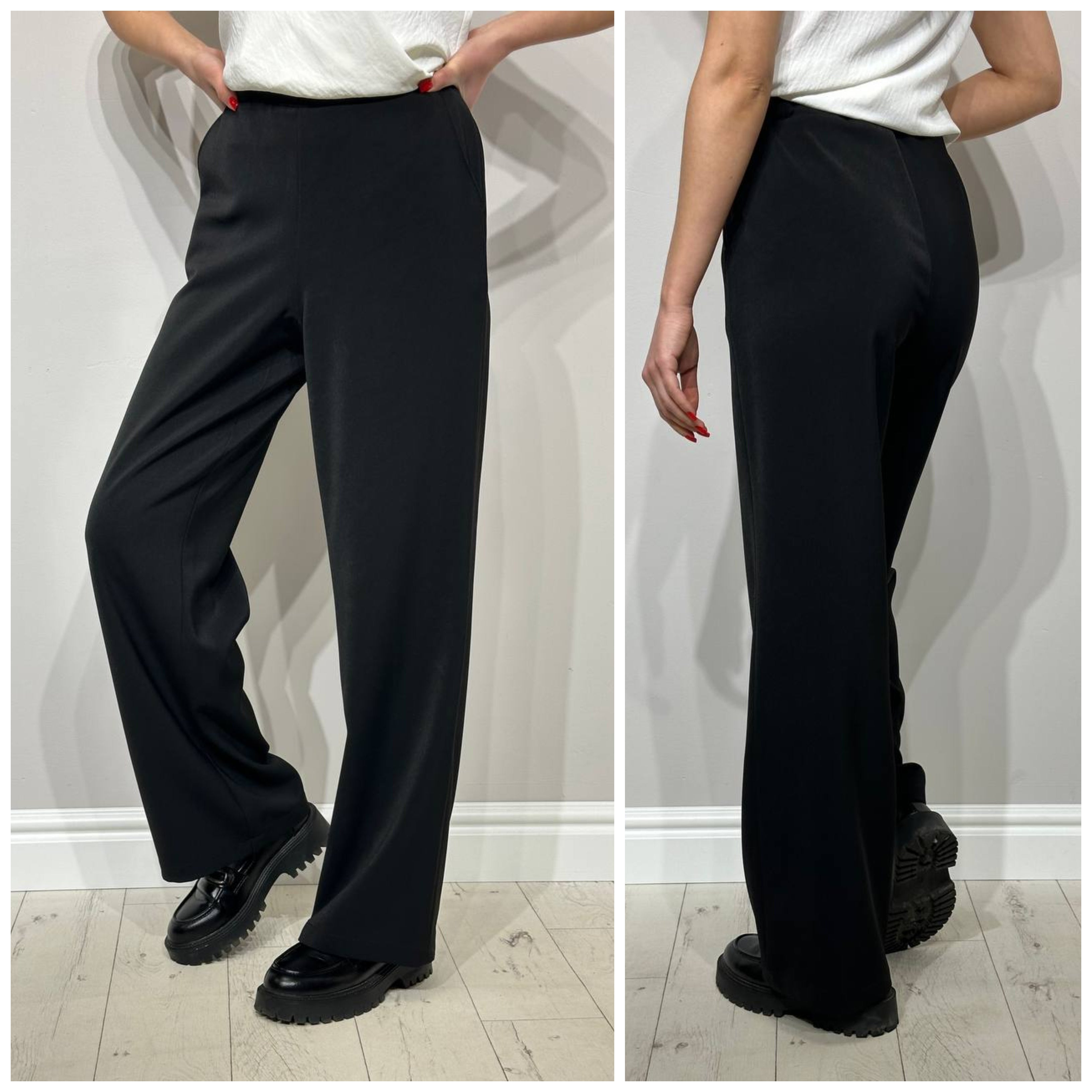 Melnas sieviešu bikses