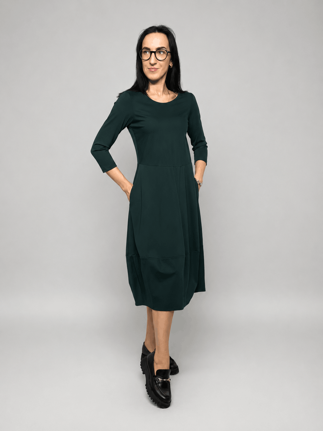 Elegant autumn dress
