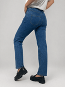 Jeans with elastic waistband