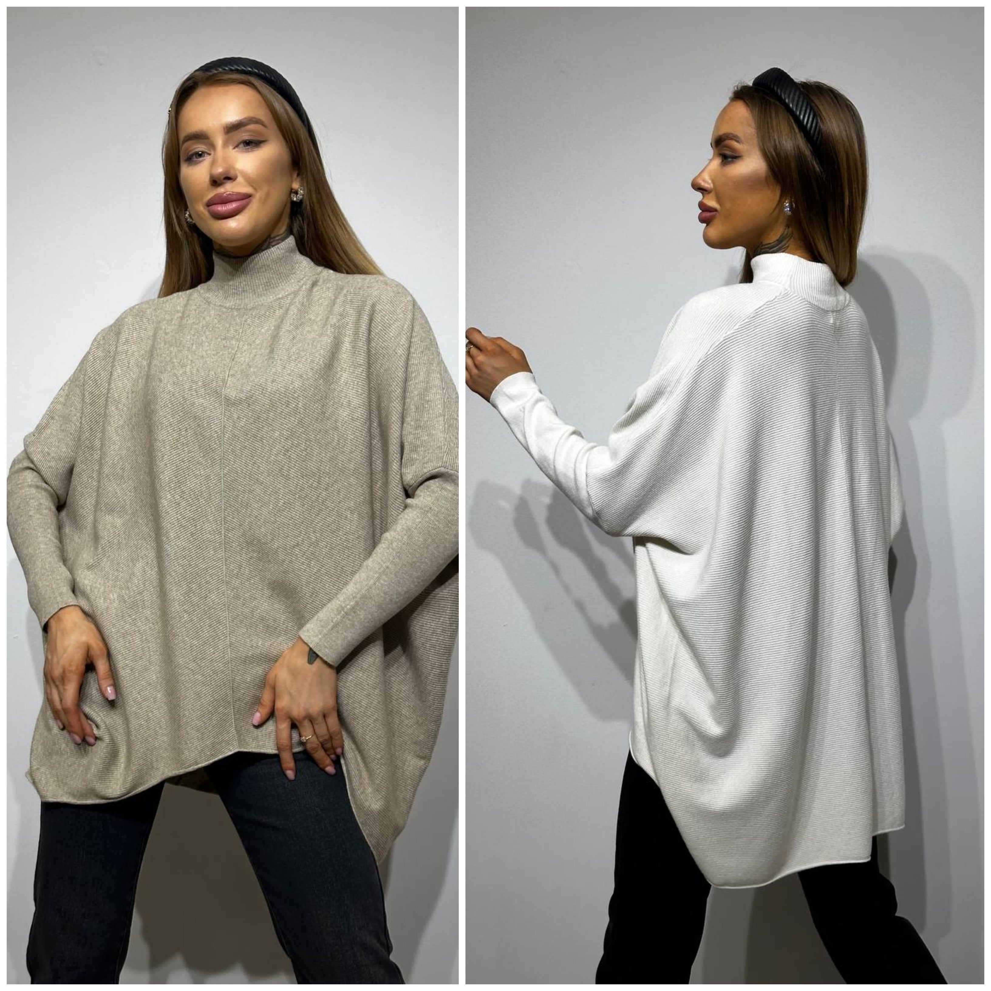 Oversize stila džemperis sievietēm