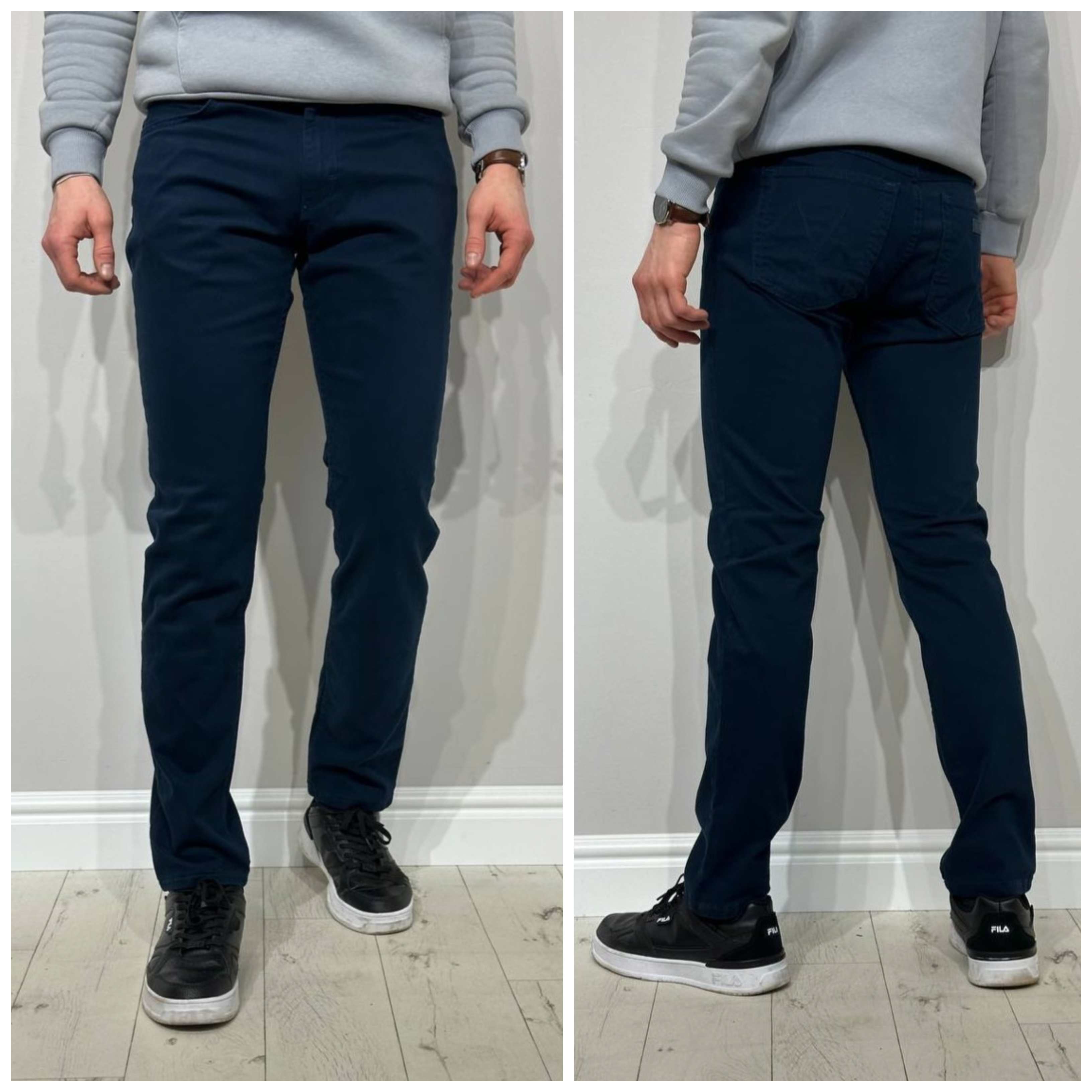 Джинсовые брюки кроя Ванкел-102, Комфорт слим