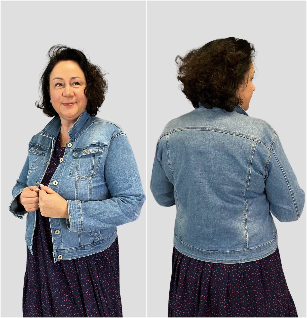 Sieviešu džinsa jaka