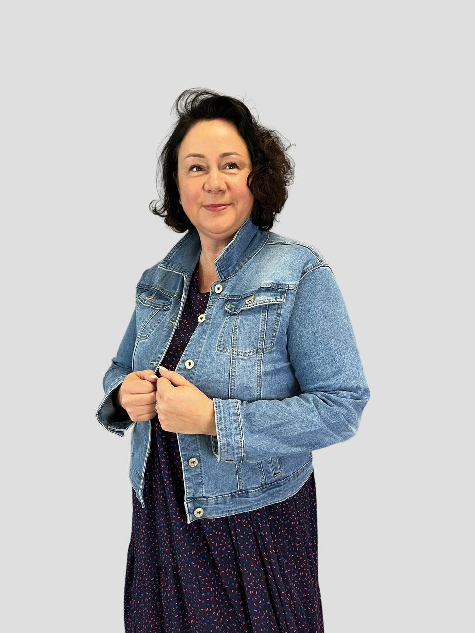 Sieviešu džinsa jaka