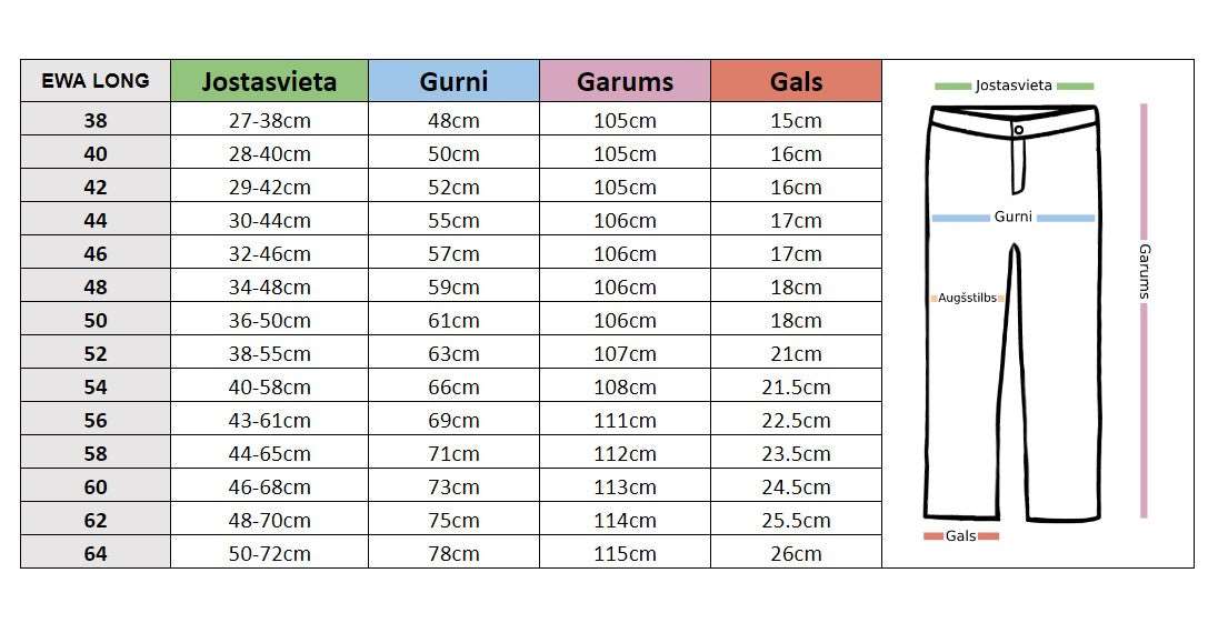 Elastīgas klasiskās bikses no Ewa
