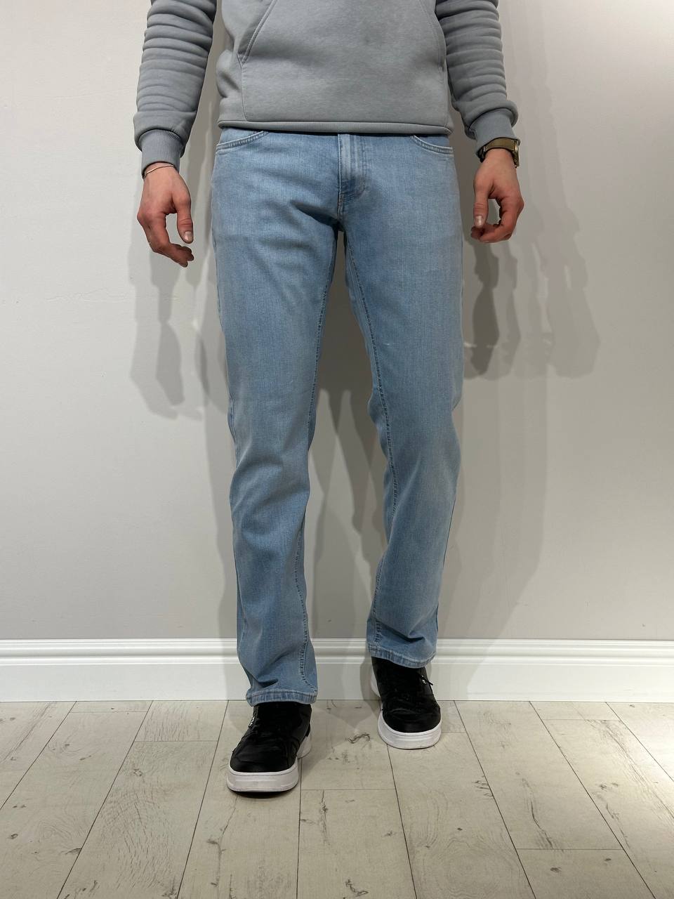 Светлые, эластичные мужские джинсы, Comfort slim