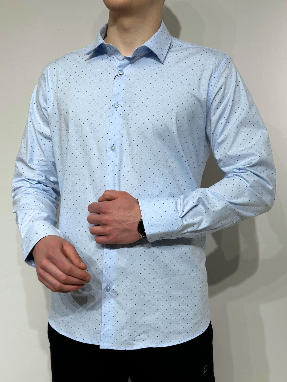 Kokvilnas krekls vīriešiem VP-11, Regular fit