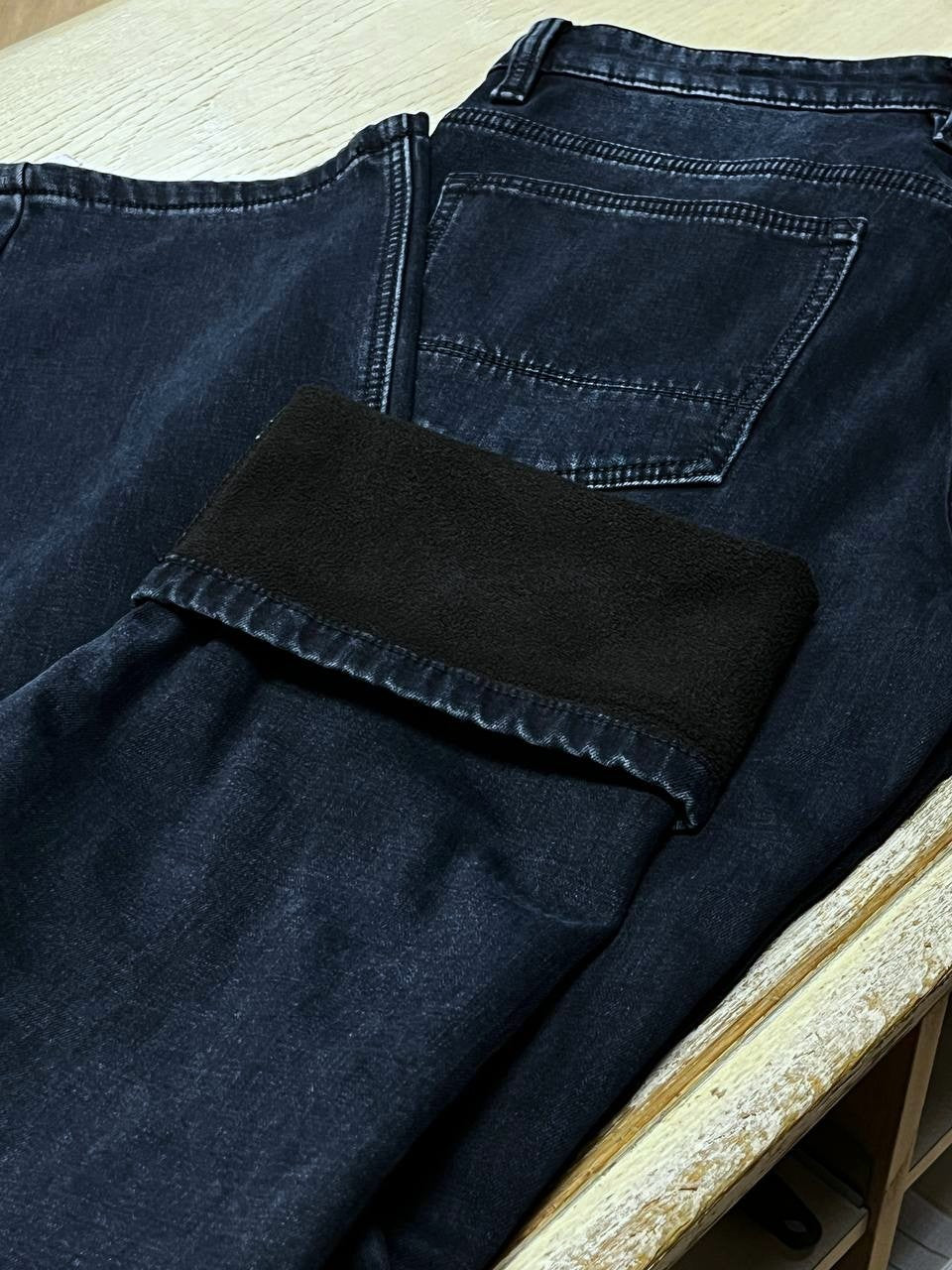Warm jeans for men