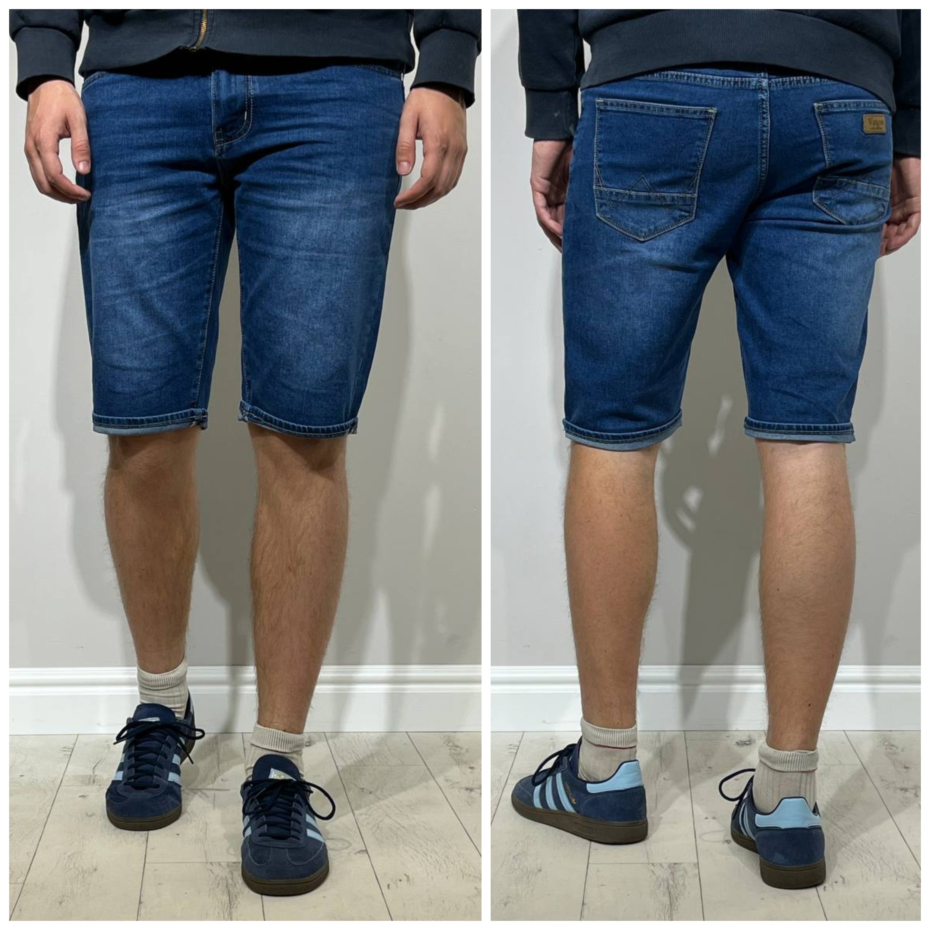 Классические мужские джинсовые шорты