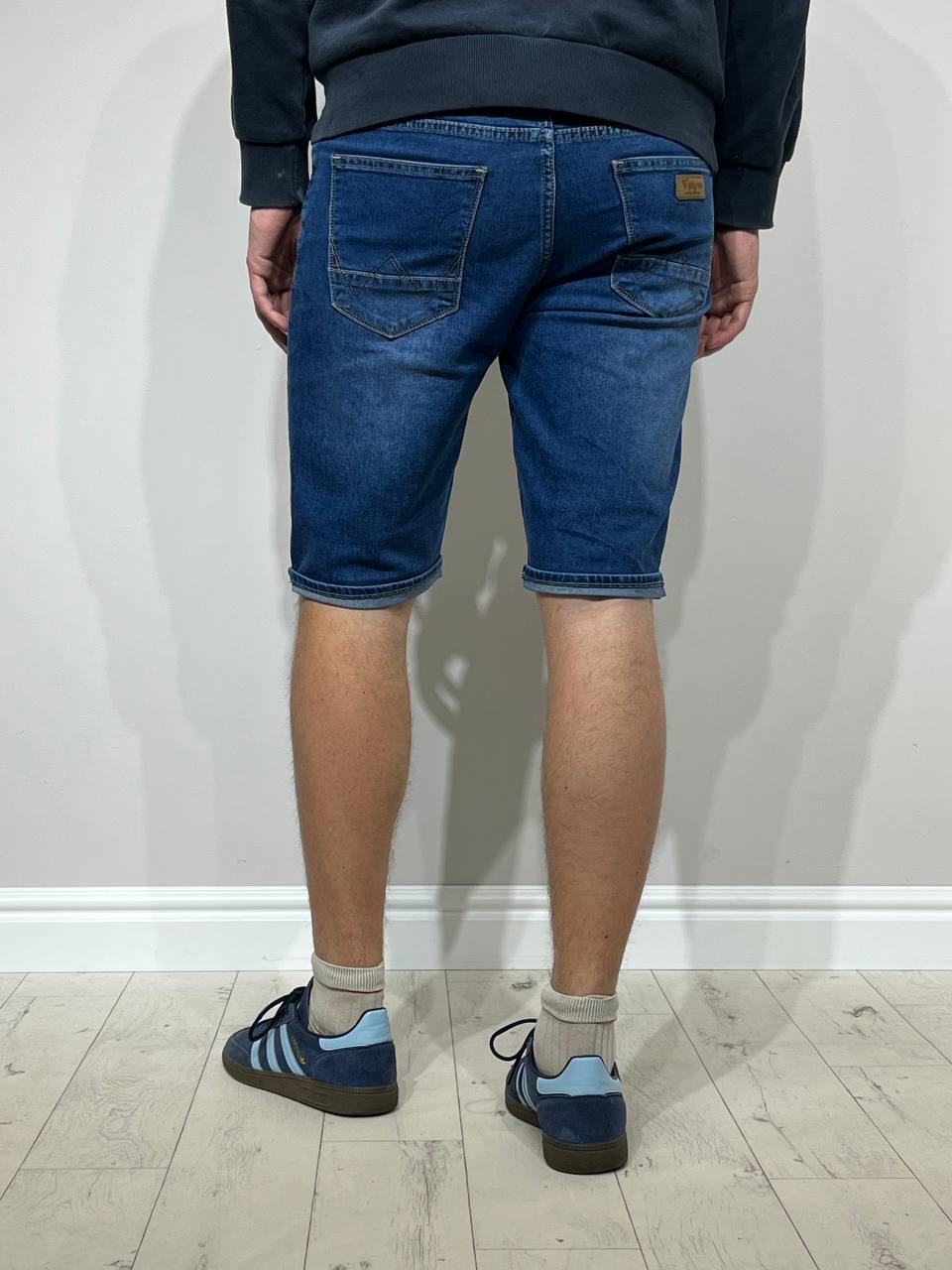 Классические мужские джинсовые шорты