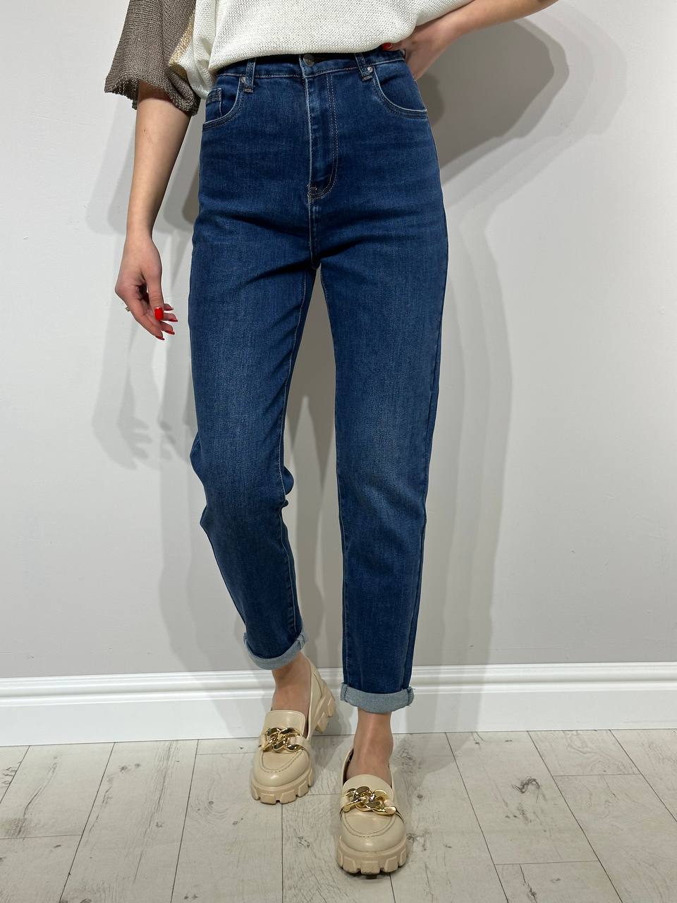 Classic, dark jeans for women