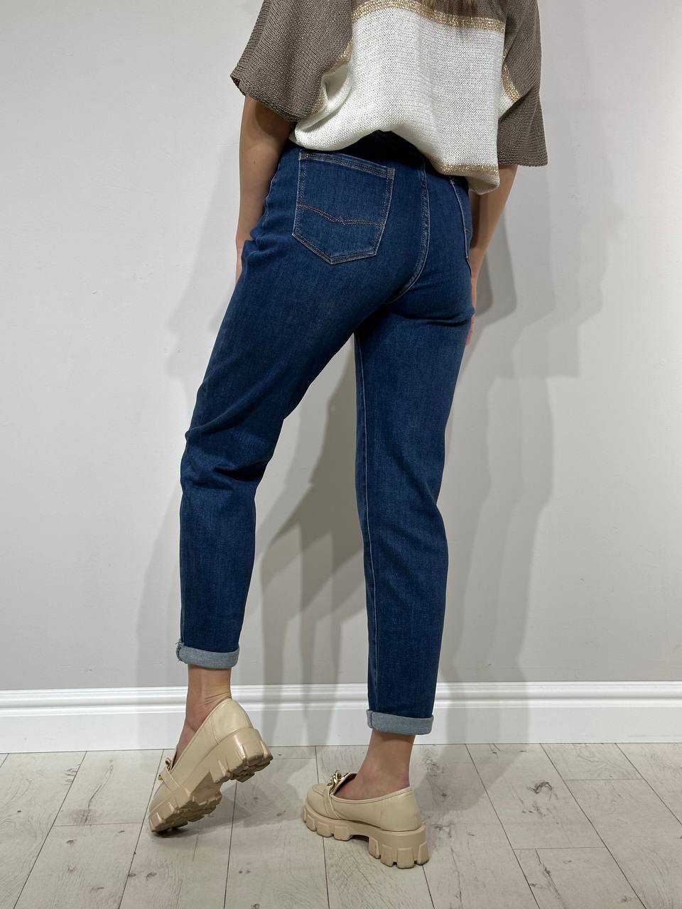 Classic, dark jeans for women