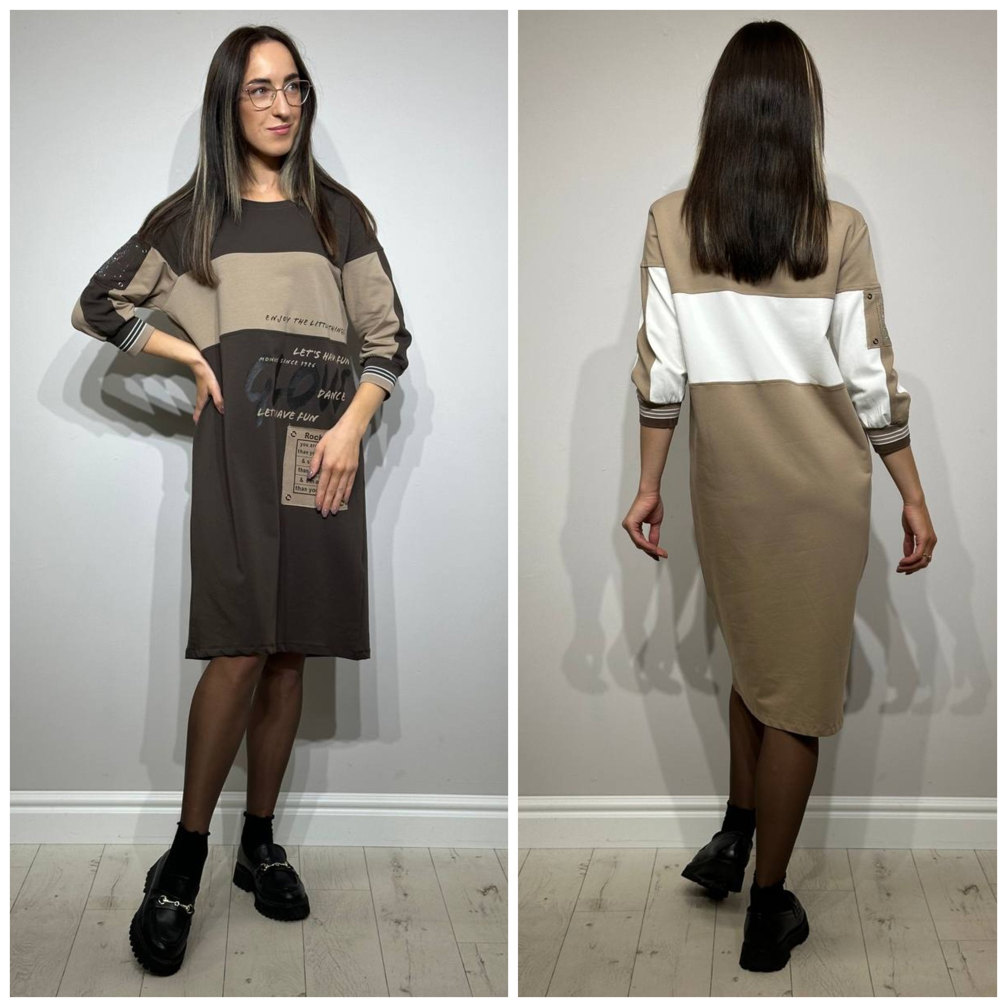 Kokvilnas kleita brīvajam laikam