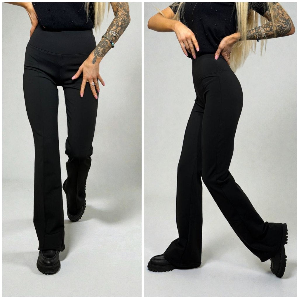 Siltināti legingi ar paplatinātu staru