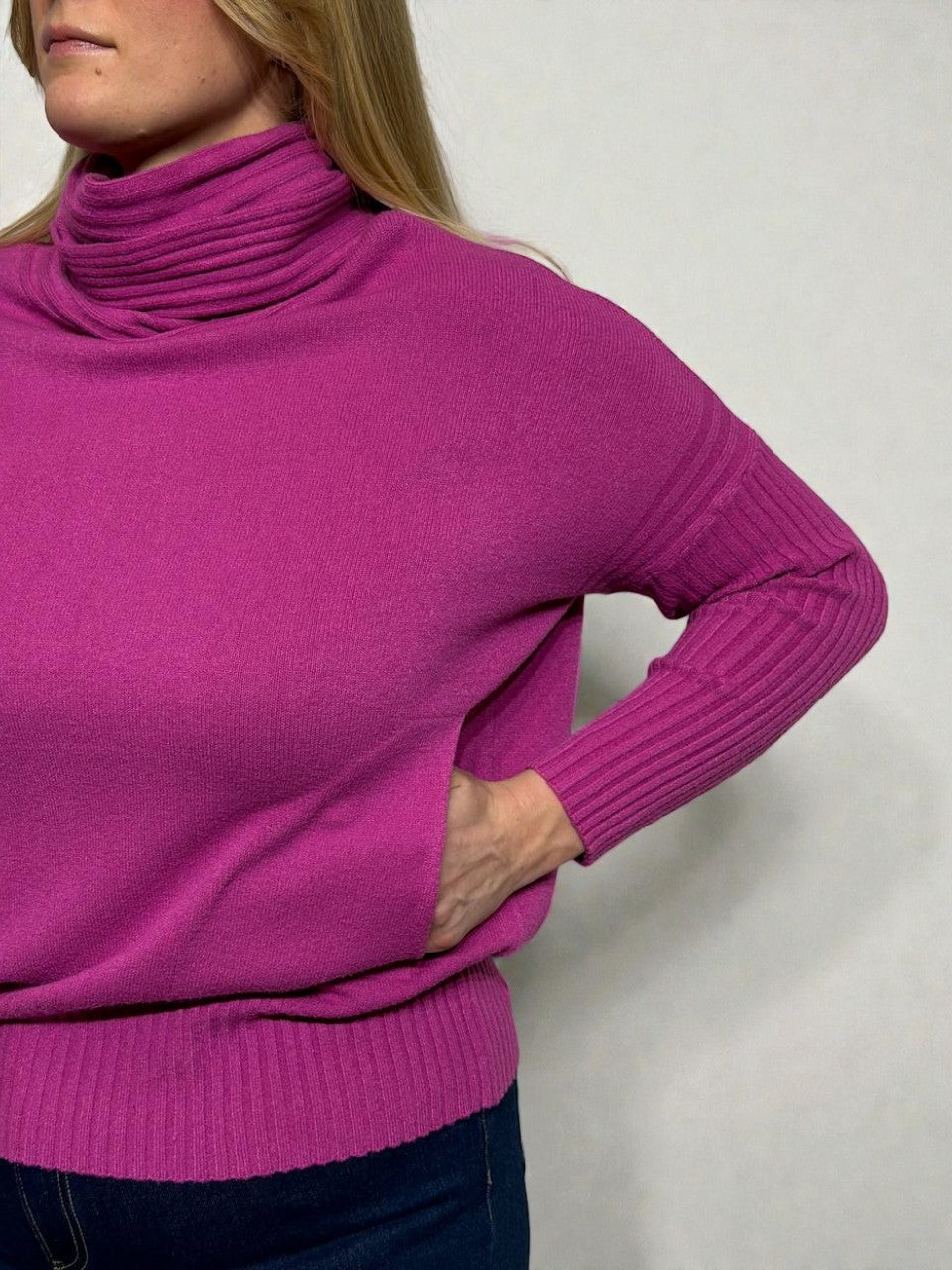 Large size sweaters with pockets