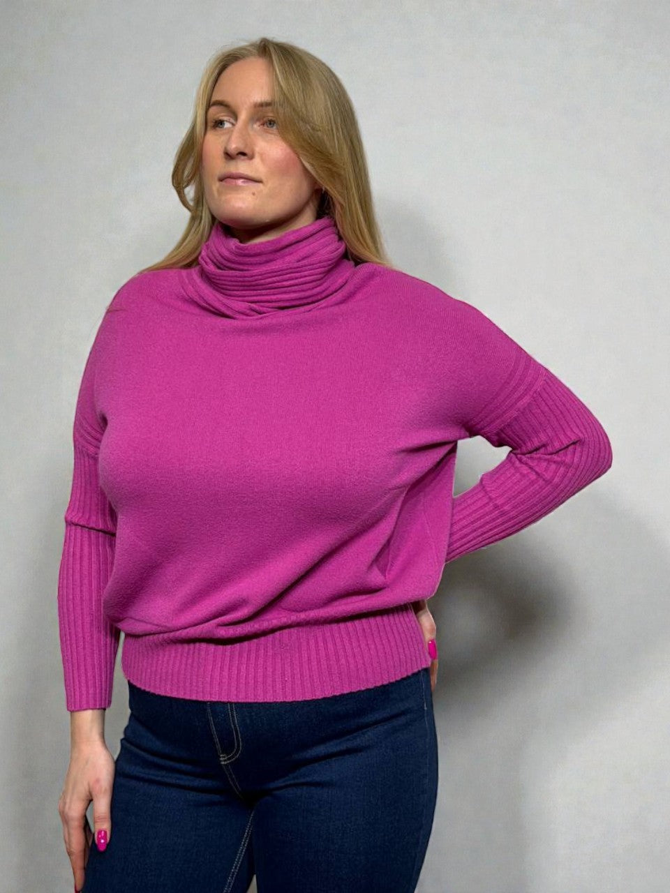 Large size sweaters with pockets