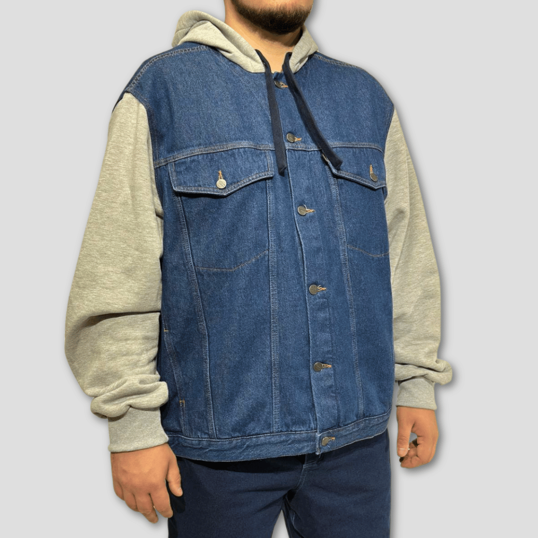 Džinsinė striukė dideliu dydžiu Viking