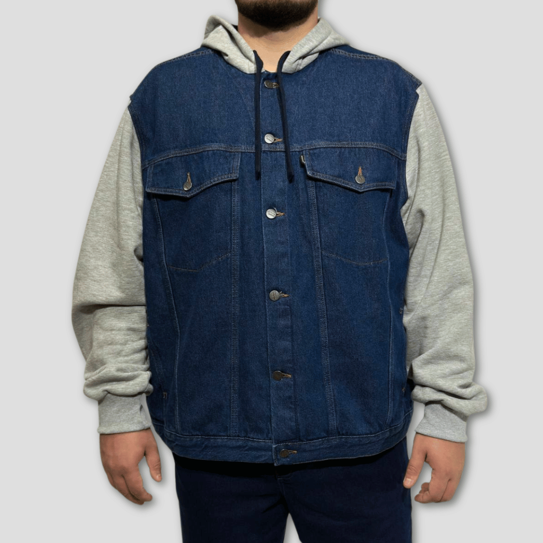 Džinsinė striukė dideliu dydžiu Viking