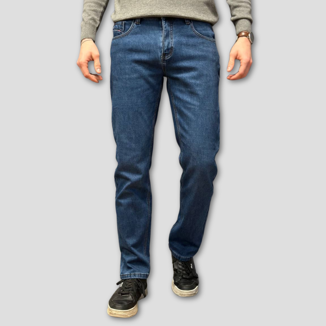 Siltinti vyriški džinsai iš DSQ