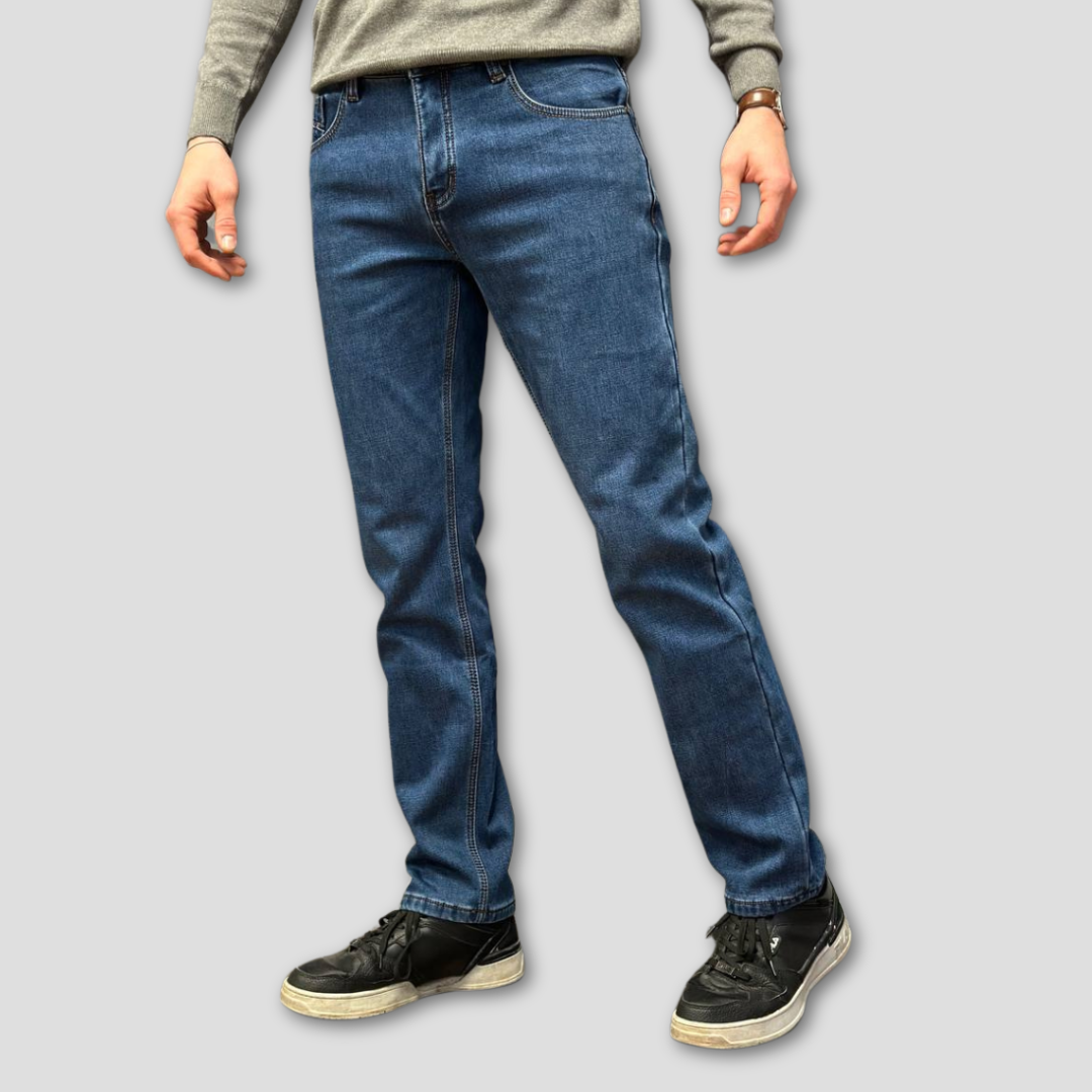 Siltinti vyriški džinsai iš DSQ