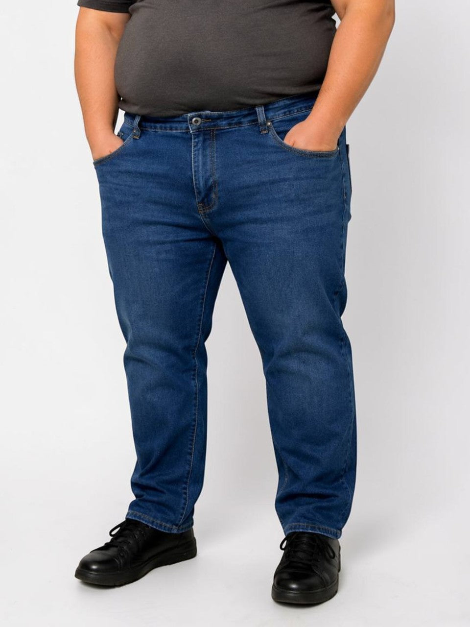Classic blue jeans in large sizes, Regular fit