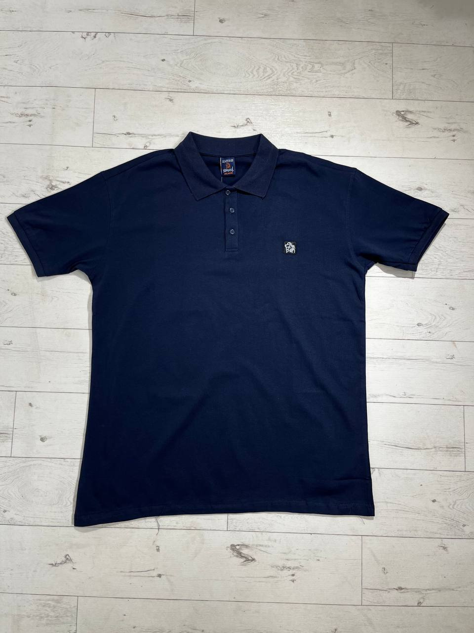 Large size men's polo shirt
