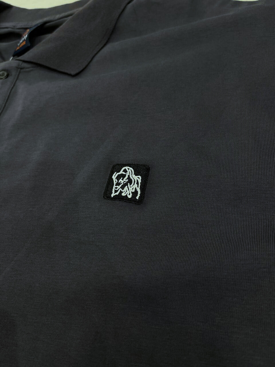 Large size men's polo shirt
