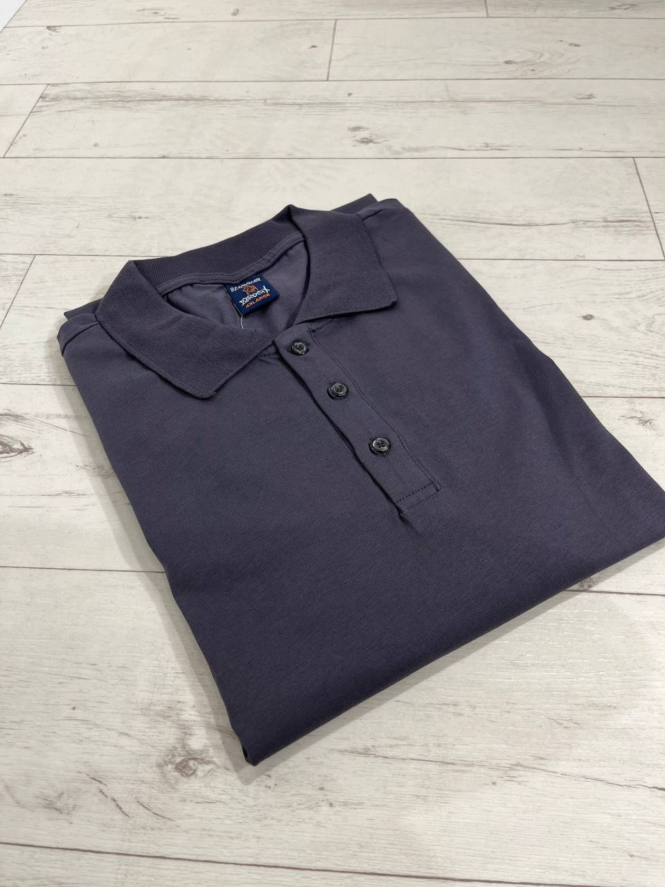 Large size men's polo shirt