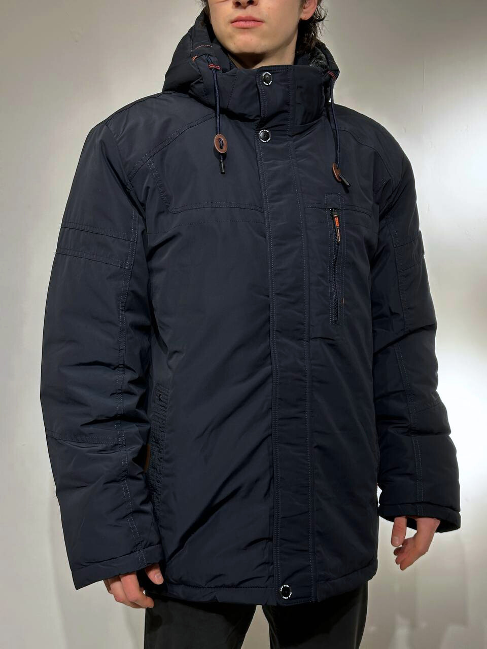 Large size men's overcoat Geels