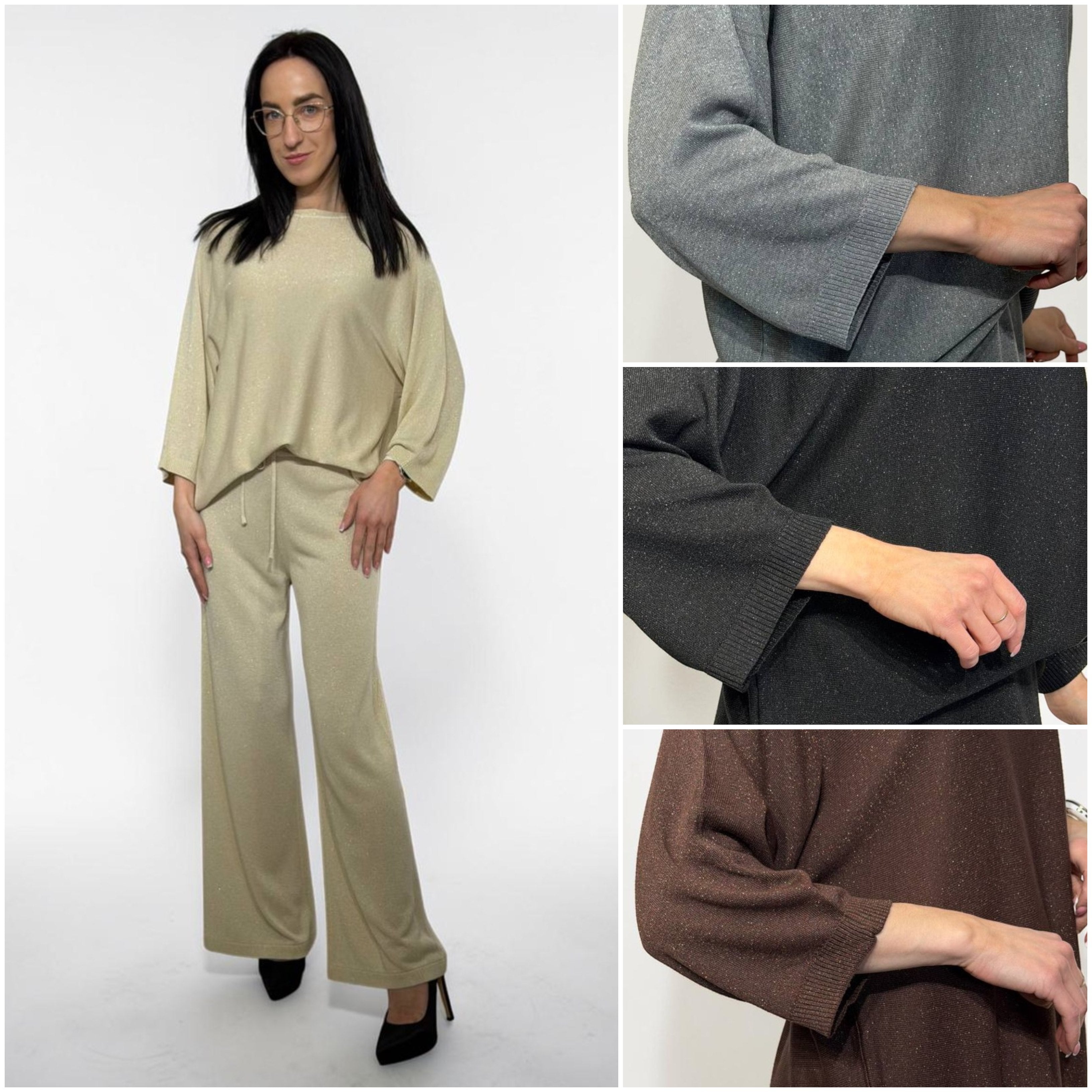 Lux mirdzošs kostīms sievietēm