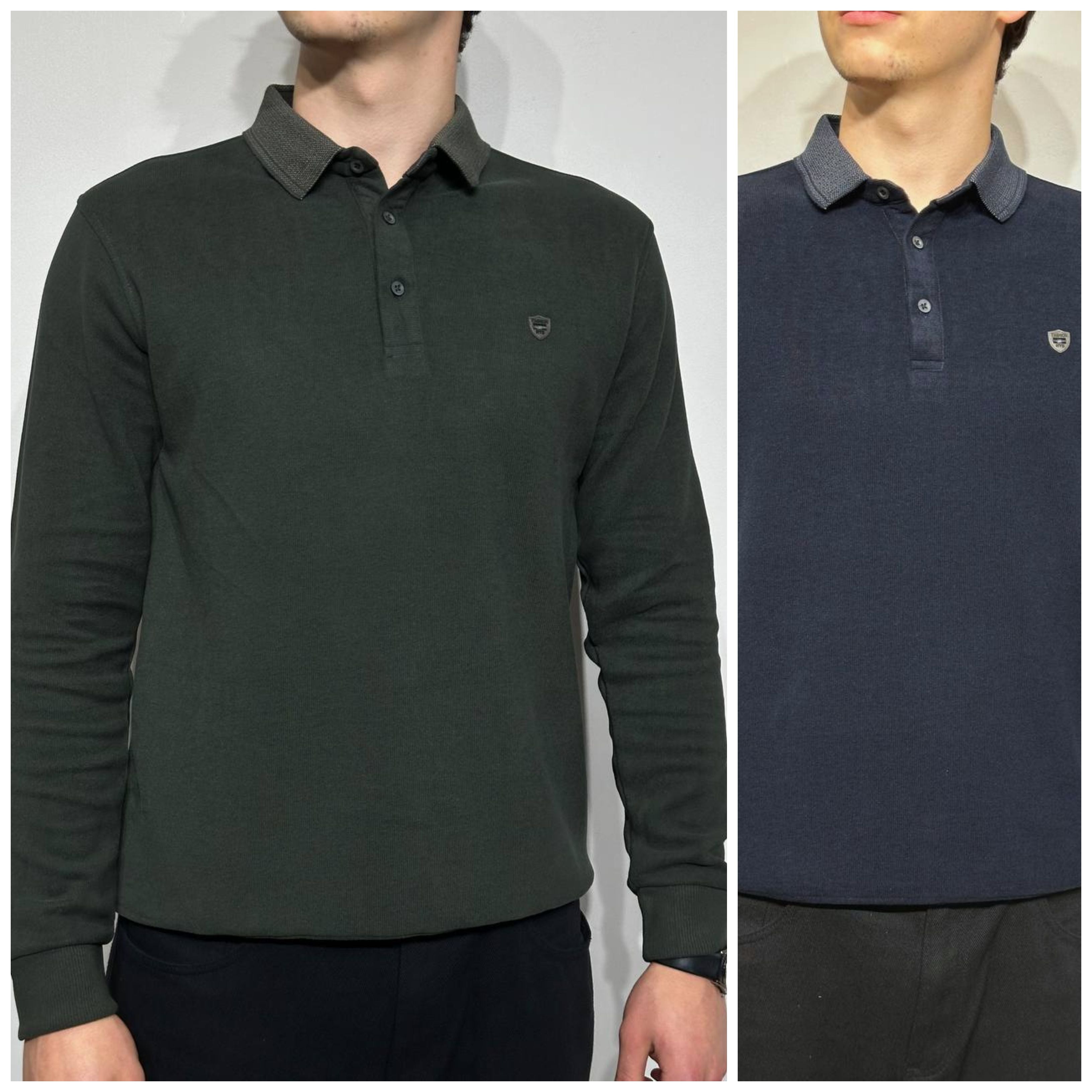 Pehme polo kampsun meestele