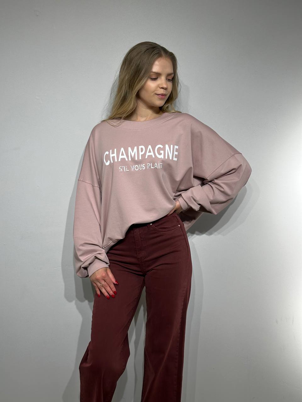 Oversize džemperis moterims