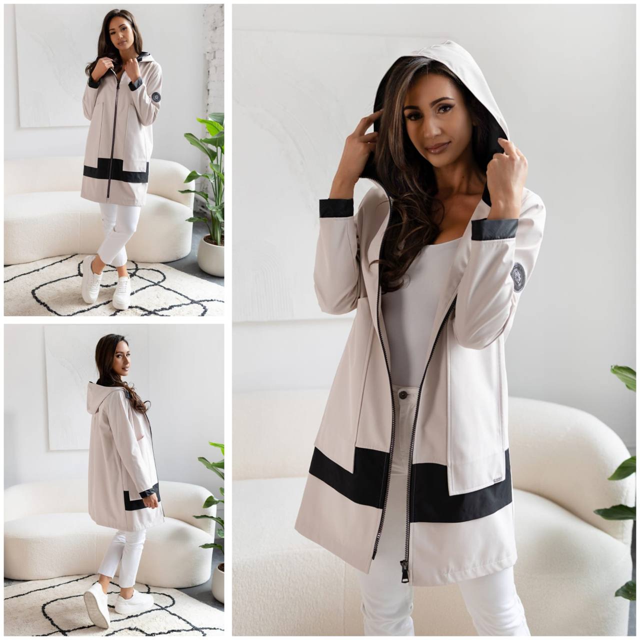 Ilga vėjo striukė Marina