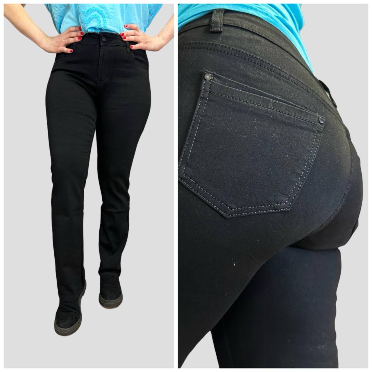 Классические джинсы для женщин Анна