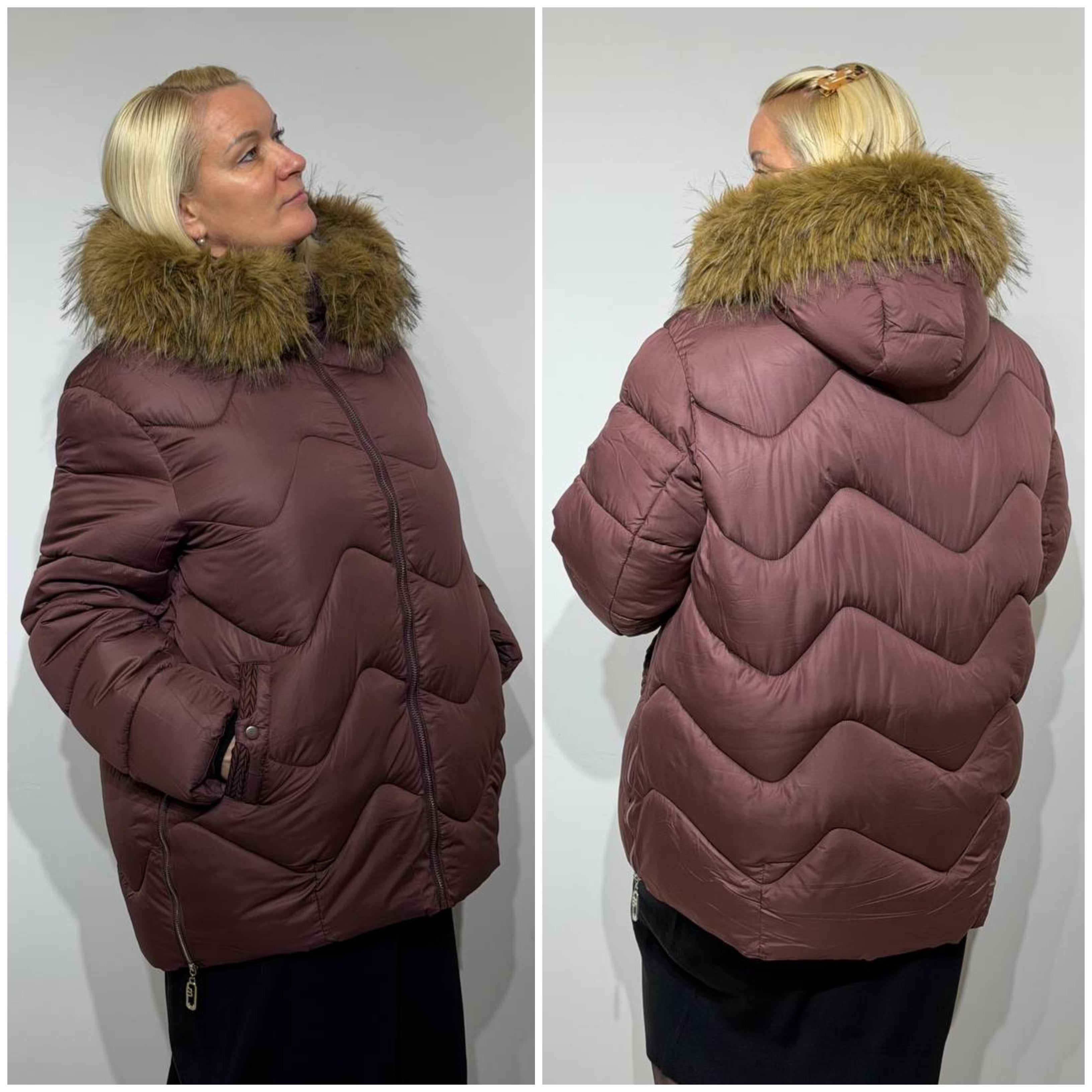 Plus size ziemas virsjaka sievietēm