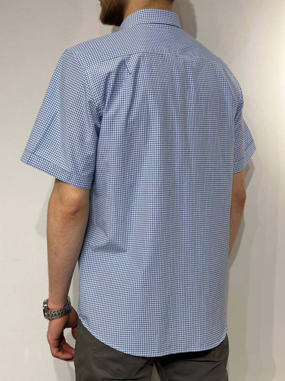 Клетчатая летняя рубашка для мужчин VP-3