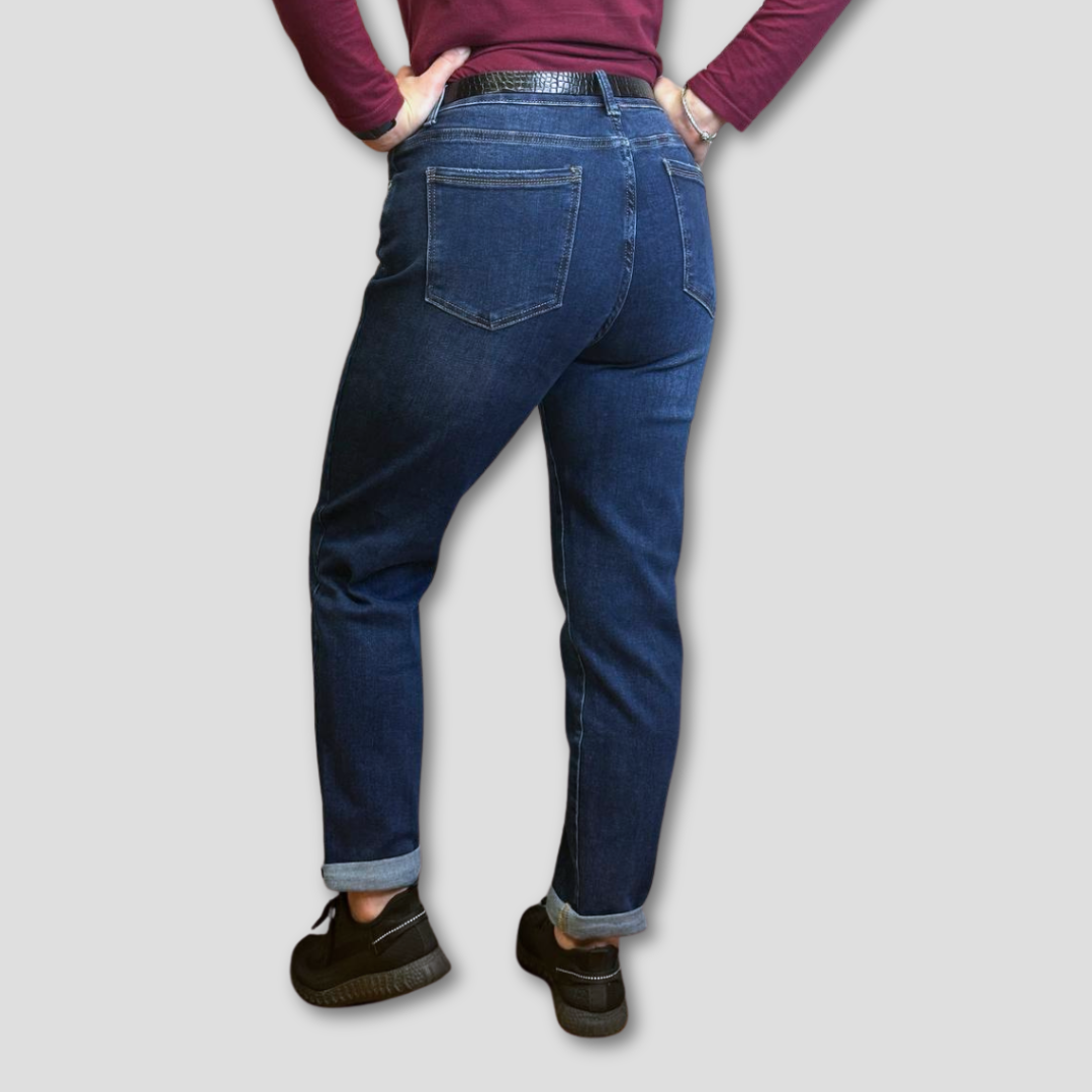 Gari mom fit džinsai moterims