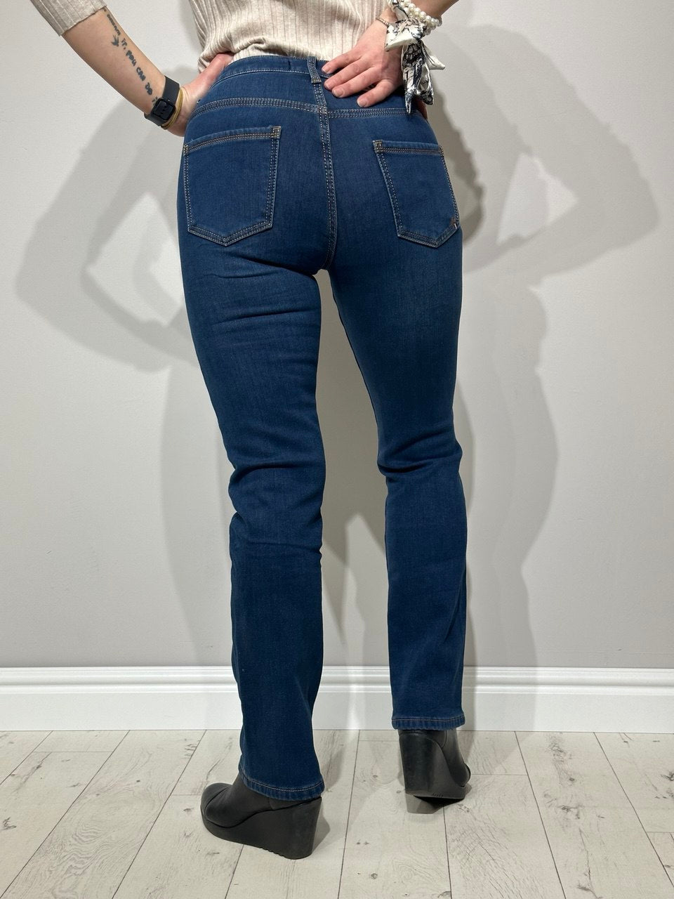 Sieviešu džinsi ar siltinājumu