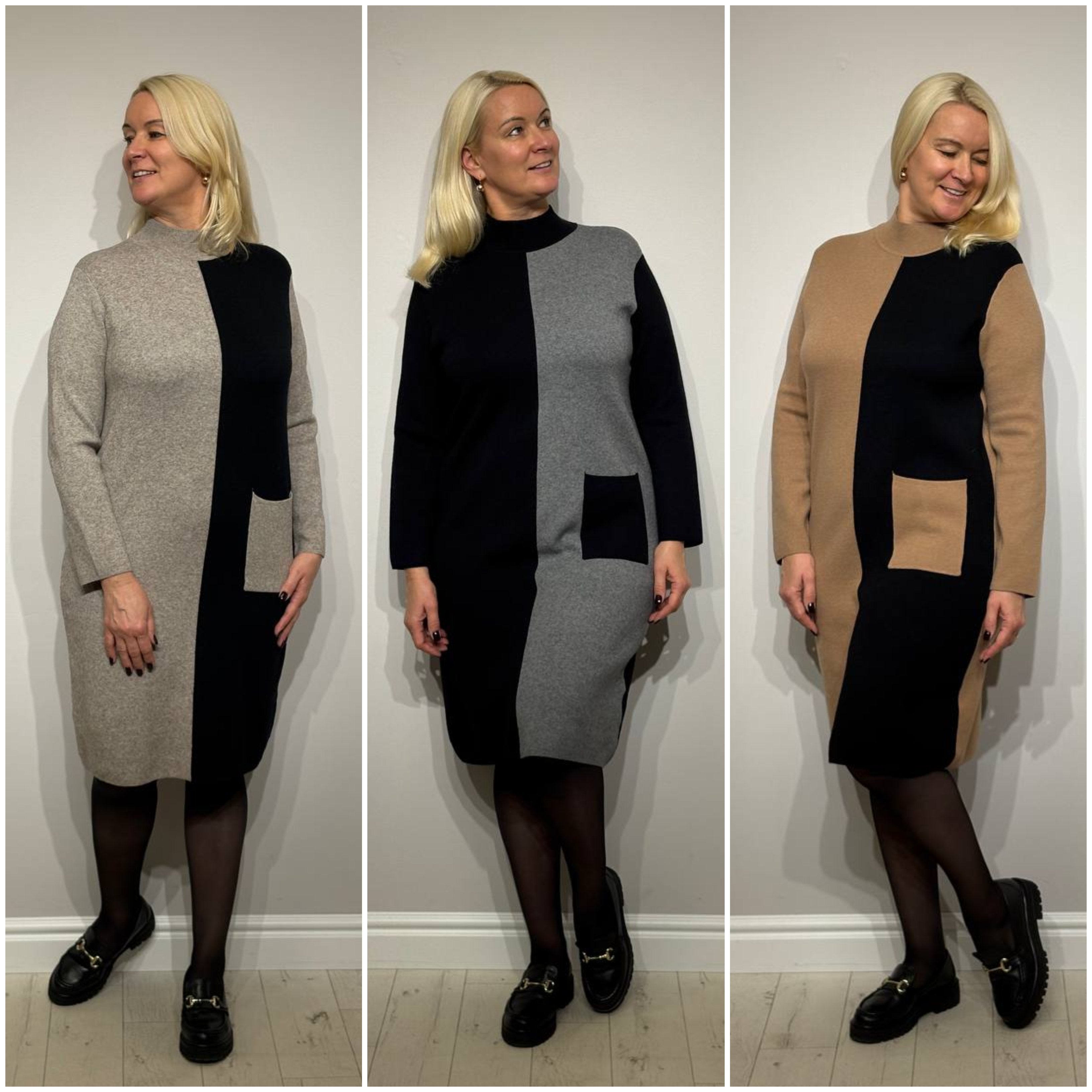 Silta kleita ikdienai ar kabatu