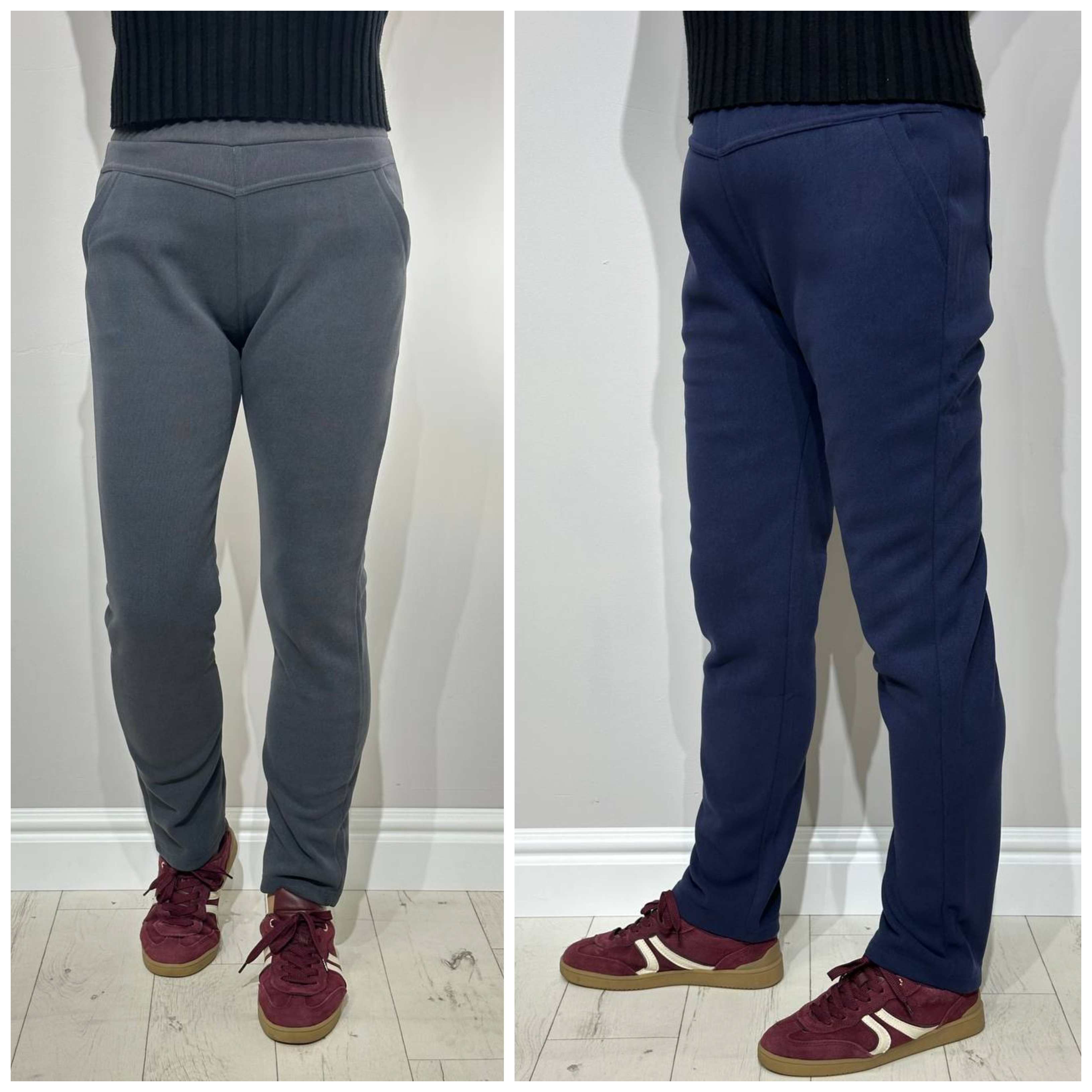 Švelnios, minkštos moteriškos kelnės