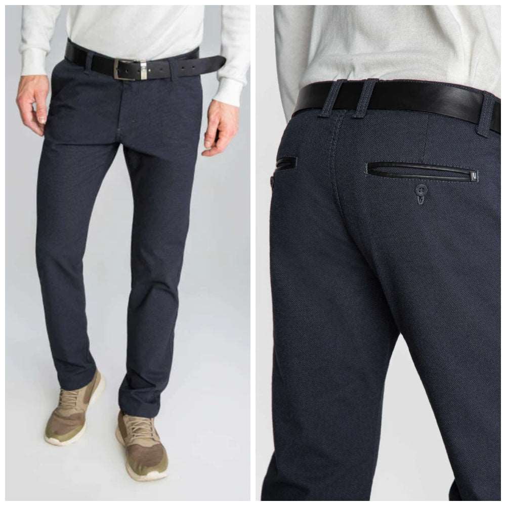 Solīdas bikses ar rakstu Vankel-045