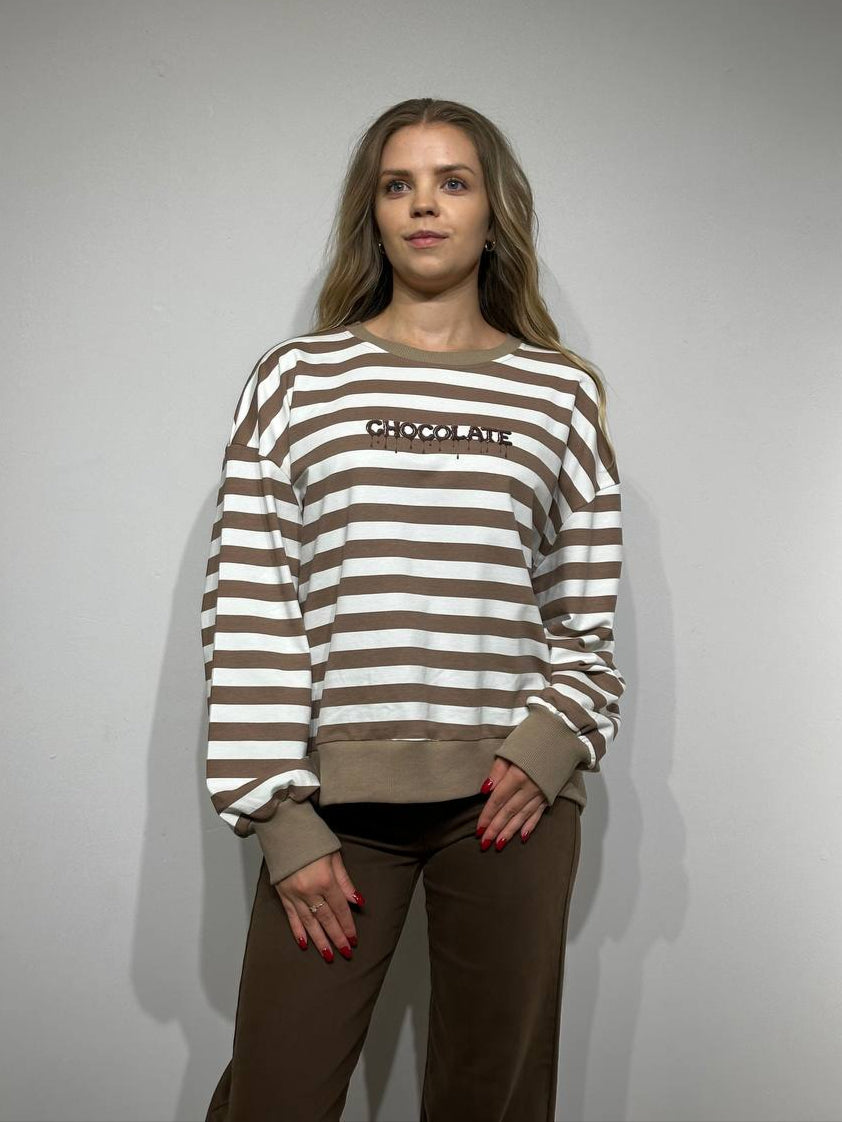 Svītrains džemperis sievietēm