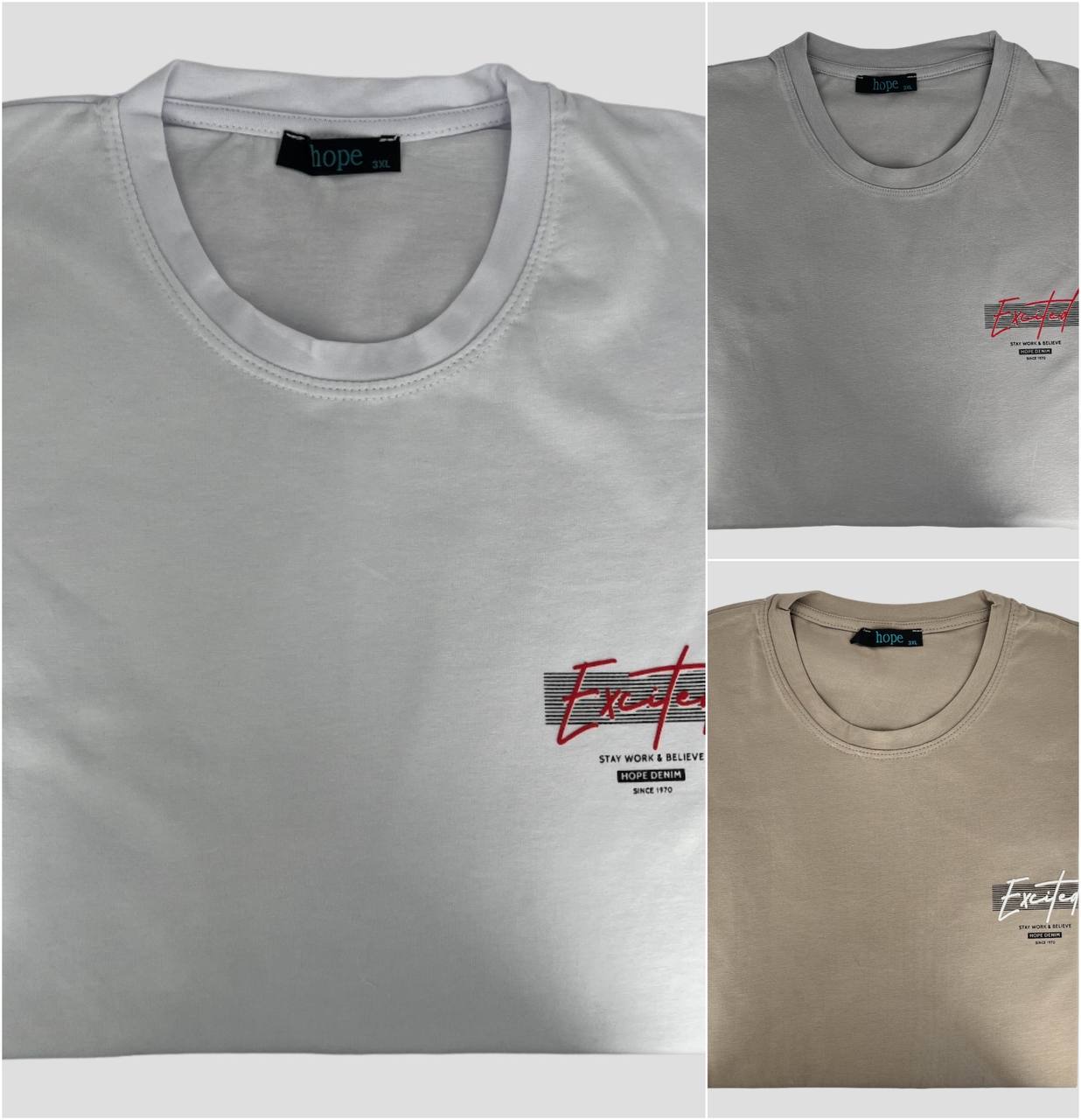 Didelio dydžio marškinėliai Excited