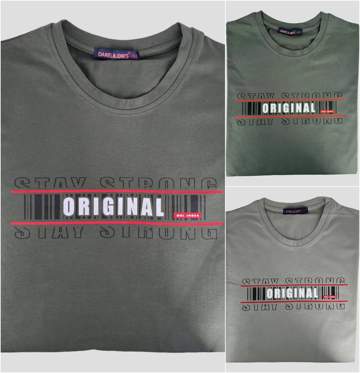 Marškinėliai Stay Strong ne Daniel Jones