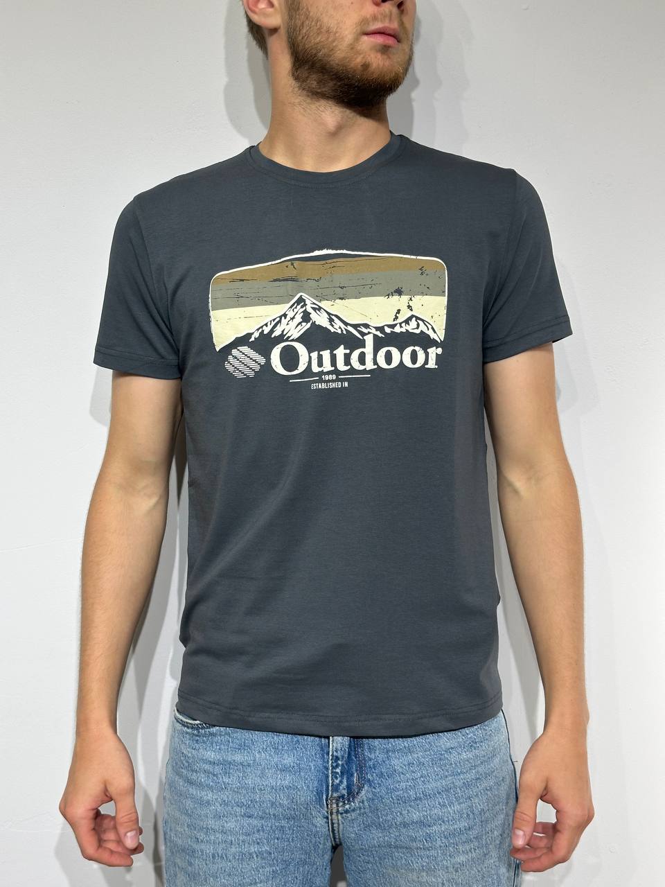 T-krekls ar apdruku Outdoor