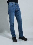 Straight, loose men's jeans, Regular fit